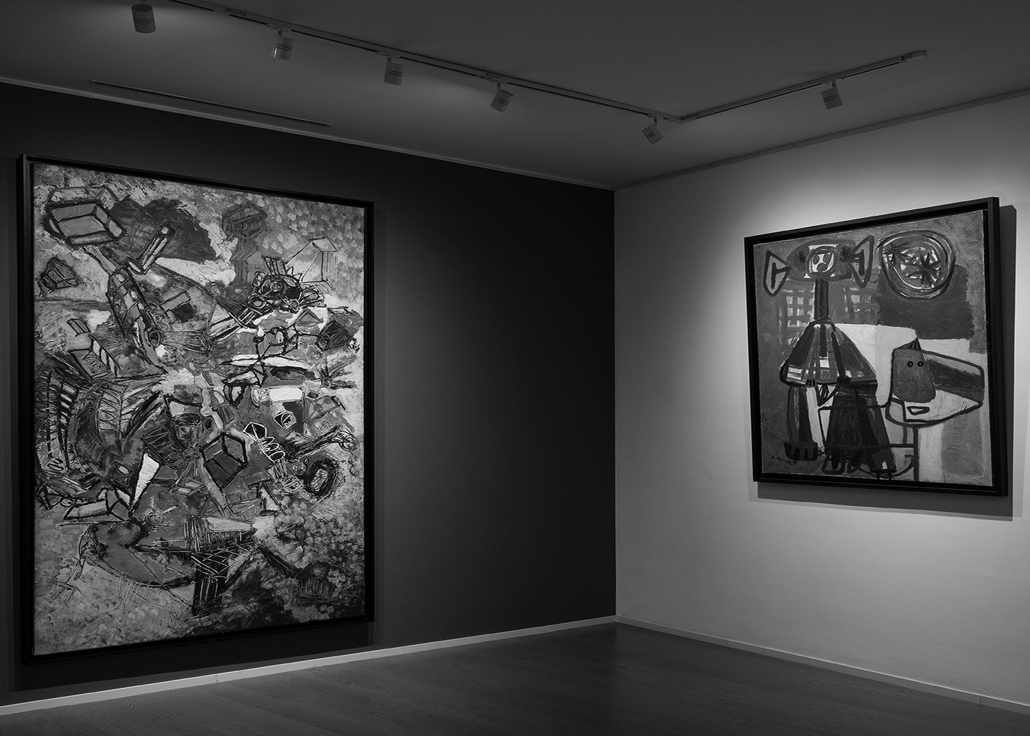 001 Pinot Gallizio, L'albero della vita; Karel Appel, La nurse